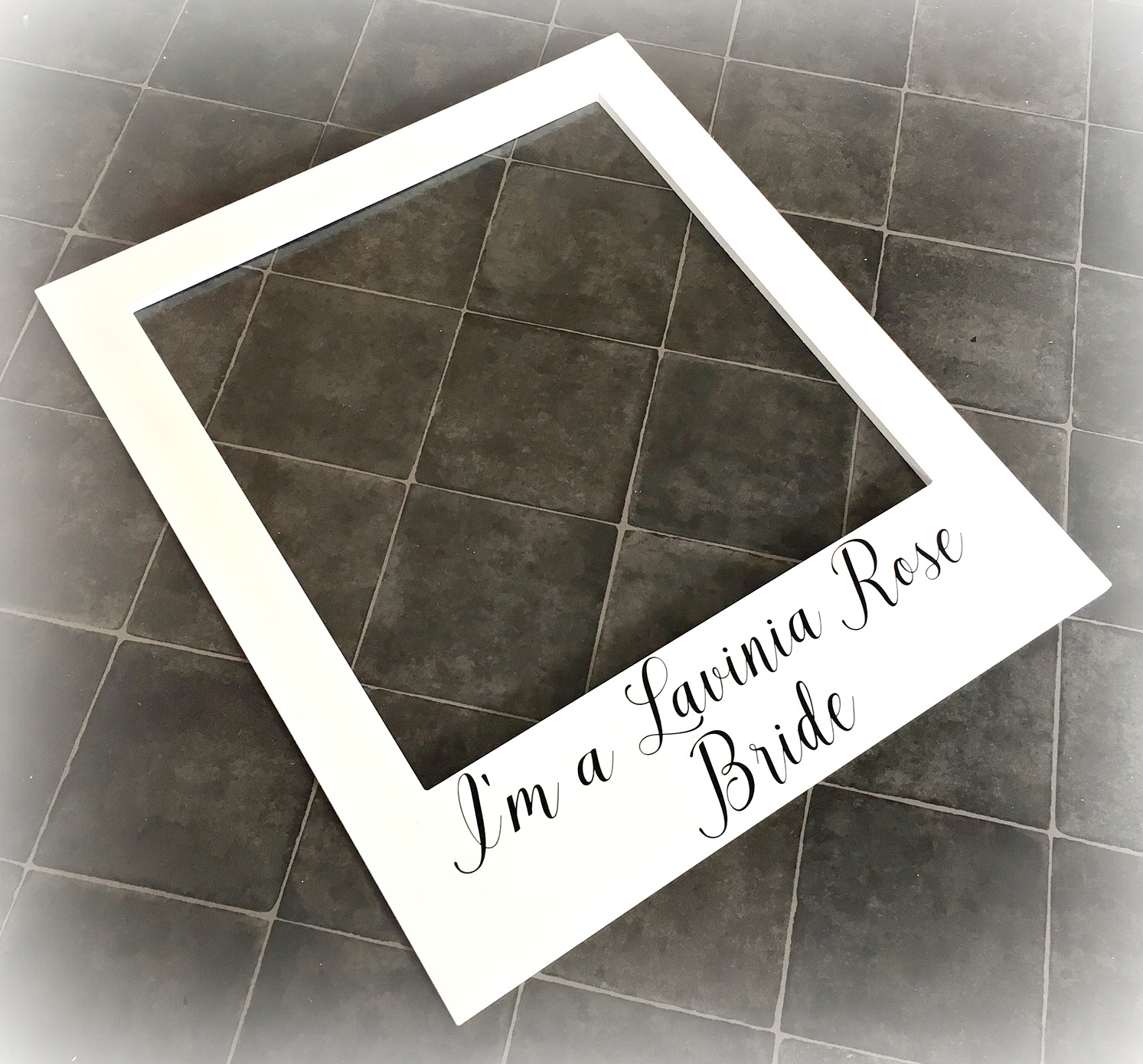 Extra Large Polaroid Frame Prop Sparkles & Glitter