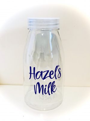 Personalised Treat Containers, cheese tub & milk bottle - Image 12