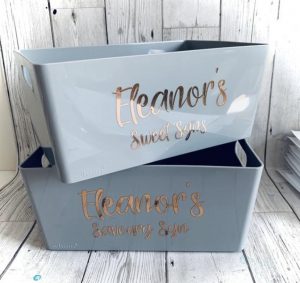 Personalised Treat Containers, cheese tub & milk bottle - Image 4