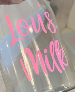 Personalised Treat Containers, cheese tub & milk bottle - Image 11
