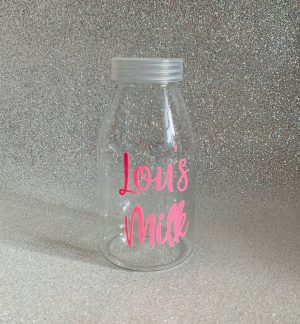 Personalised Treat Containers, cheese tub & milk bottle - Image 9