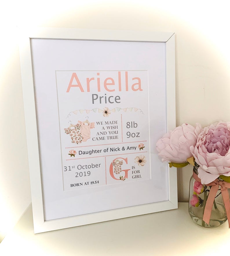personalised 1st birthday girl gifts