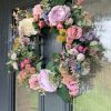 Luxury Faux Flower Front Door Wreath | Door Decor - Image 6