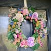 Luxury Faux Flower Front Door Wreath | Door Decor - Image 2