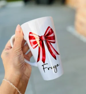 Bow Christmas stocking | Santa Sack - Image 2