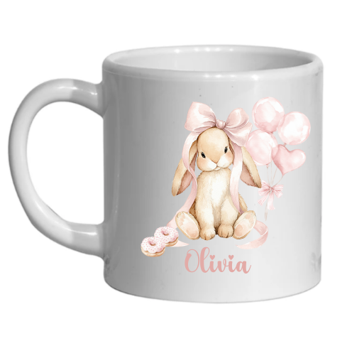 Personalised Bunny Mug | Custom Easter Gift for Children, Baby's First Easter - Image 4