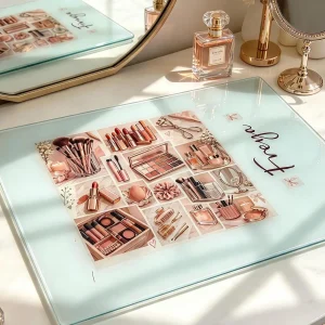 Glass makeup board | Hair tools board